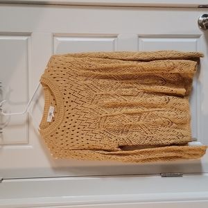 Crochet sweater